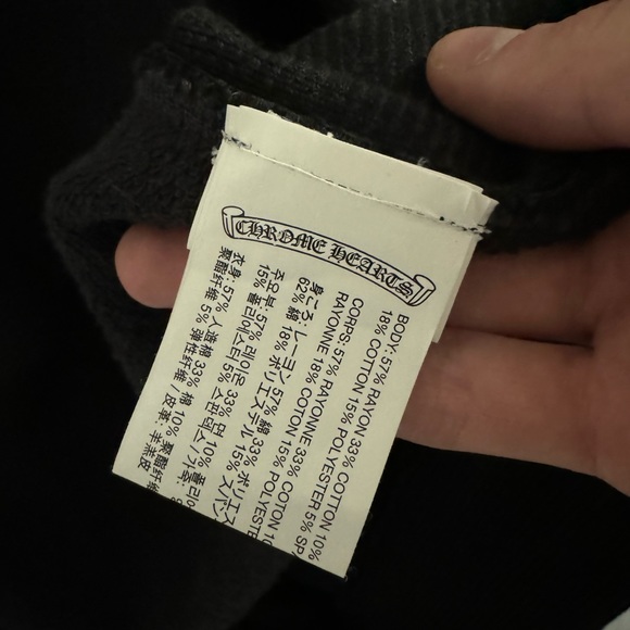 Chrome Hearts Matty Boy Chomper Leather Patch Zip-Up Hoodie - Picture 11 of 14